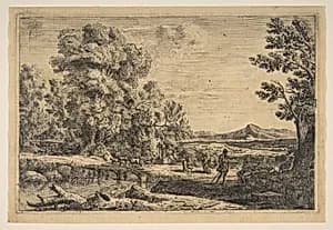 Rebecca and Eliezer by Claude Lorrain (Claude Gellée)