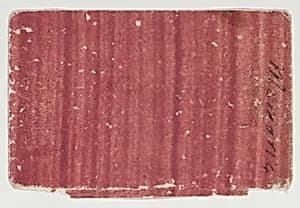 Red paste paper with striping by Anonymous