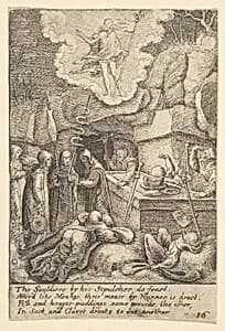 Resurrection by Hans Holbein the Younger|Wenceslaus Hollar