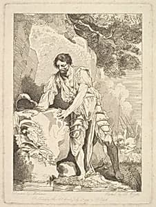 Retiring Wounded from Battle by John Hamilton Mortimer|Robert Blyth