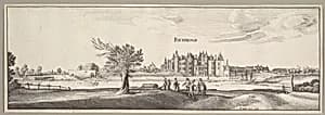 Richmond Palace by Wenceslaus Hollar