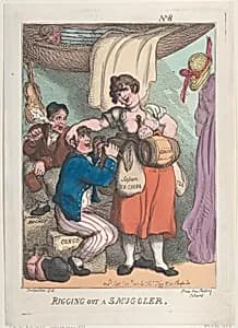 Rigging Out a Smuggler by Thomas Tegg|Thomas Rowlandson