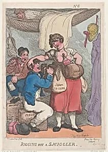 Rigging Out a Smuggler by Thomas Rowlandson|Thomas Tegg