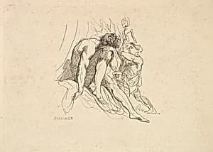 River God with Child by Thomas Rowlandson|John Hamilton Mortimer