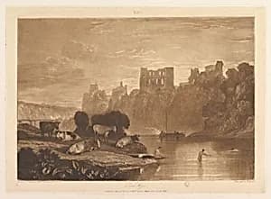 River Wye (Liber Studiorum, part X, plate 48) by Joseph Mallord William Turner|William T. Annis|Joseph Mallord William Turner