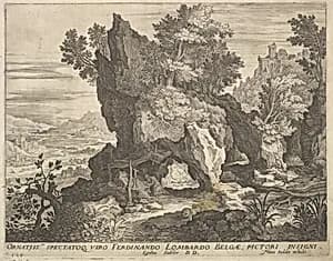 Rocky Landscape with St. Jerome by Aegidius Sadeler II|Jan Brueghel the Elder|Marcus Sadeler