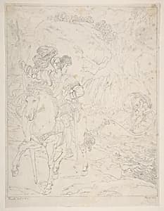 Romantic Subject by Bartolomeo Pinelli