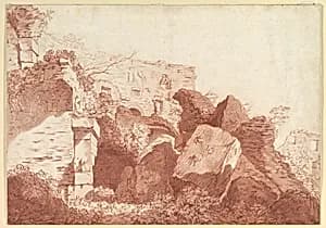 Ruins of the Colosseum by Joseph Benoît Suvée