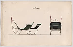 Rumble Sleigh #3405 by Brewster & Co.