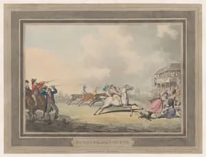 Running out of the Course by S. W. Fores|Thomas Rowlandson