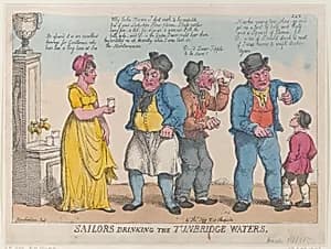 Sailors Drinking the Tunbridge Waters by Thomas Rowlandson|Thomas Tegg