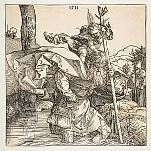 Saint Christopher by Albrecht Dürer