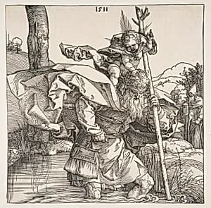Saint Christopher by Albrecht Dürer