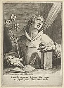 Saint Dominic by Johann Sadeler I|Bartholomeus Spranger