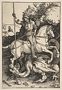 Saint George and the Dragon by Albrecht Dürer