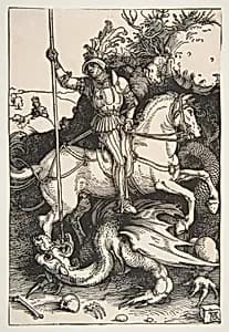 Saint George Slaying the Dragon by Albrecht Dürer