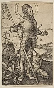 Saint George Standing by Albrecht Dürer