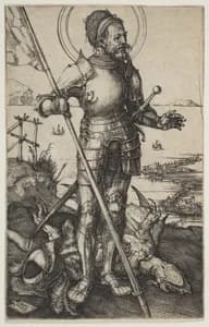 Saint George Standing by Albrecht Dürer