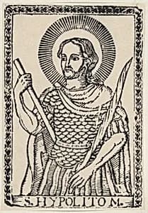 Saint Hippolytus of Rome, martyr