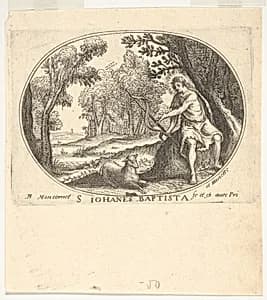 Saint John the Baptist by Balthazar Moncornet