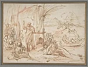 Saint John the Baptist Preaching.