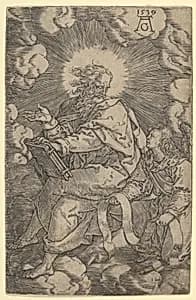 Saint Matthew, from The Four Evangelists by Heinrich Aldegrever|Georg Pencz