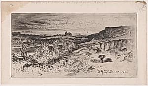 Saint-Michel à L'Estre by Félix-Hilaire Buhot