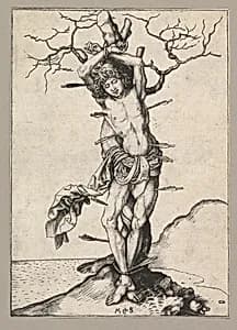 Saint Sebastian by Martin Schongauer