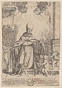 Saint Thomas of Villanova by Ginevra Cantofoli