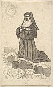Sainte Jeanne Frémiot de Chantal by Claude Mellan