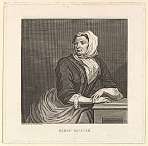 Sarah Malcolm by William Hogarth|Sarah Malcolm