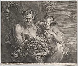 Satyr and Bacchante by Peter Paul Rubens|Alexander Voet II