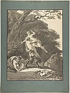 Satyrs Abducting Nymphs by François Jean Sablet