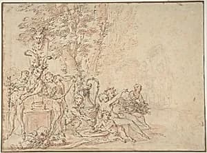 Satyrs Preparing for a Festival