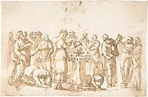 Scene of Sacrifice by Francesco Allegrini