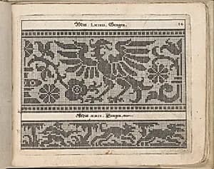 Schön Neues Modelbuch (Page 19 recto) by Johann Sibmacher|Balthasar Caymox