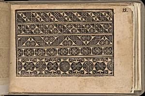 Schön newes Modelbuch (Page 13r) by Sigismundus Latomus