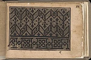 Schön newes Modelbuch (Page 17r) by Sigismundus Latomus