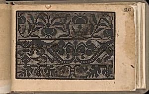 Schön newes Modelbuch (Page 20r) by Sigismundus Latomus