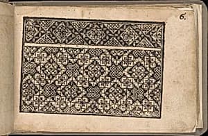 Schön newes Modelbuch (Page 6r) by Sigismundus Latomus