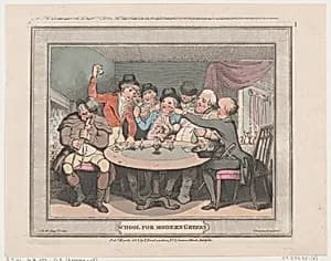 School for Modern Greeks by Thomas Rowlandson|Thomas Rowlandson|James Brydges Willyams