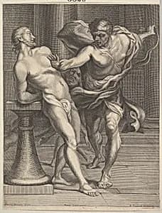 Scourging of Christ by Benoit Thiboust|Carlo Maratti