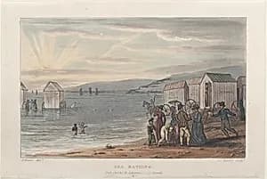 Sea Bathing by James Green|Thomas Rowlandson|Rudolph Ackermann, London|Joseph Constantine Stadler