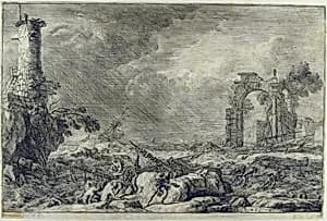 Seascape (La Naufrage) by Adriaen Manglard