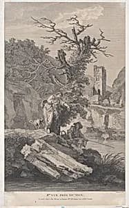 Second View Close to Nice by Joseph Vernet|Pierre François Basan