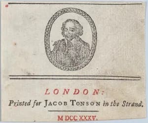 Portrait of Jacob Tonson, the Elder|Jacob Tonson, the Younger|William Shakespeare