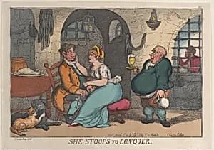 She Stoops to Conquer by Thomas Rowlandson|Thomas Tegg