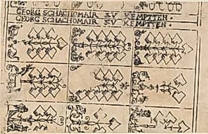 Sheet of Playing Cards by Georg Schachomair