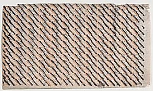 Sheet with diagonal stripe pattern by Anonymous