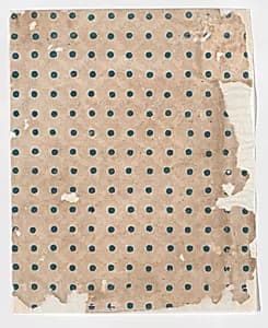 Sheet with overall dot pattern by Anonymous